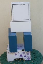 Build towers using recycled items 